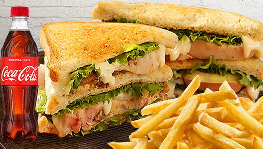 Chickwizz Double (with fries)_0