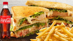 Chickwizz Double (with fries)