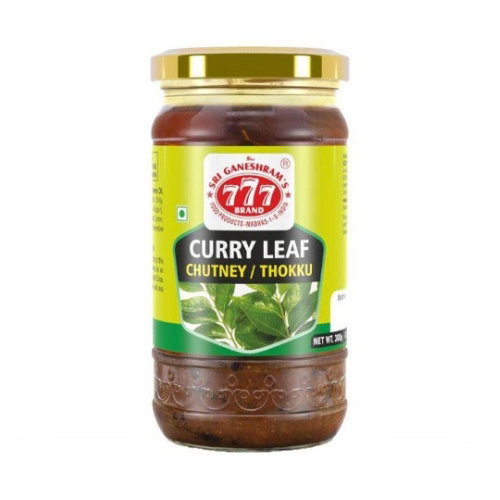 777 CURRY LEAF CHUTNEY (THOKKU) 300G