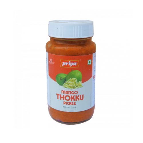 PRIYA MANGO THOKKU PICKLE (WITHOUT GARLIC) 300G_0