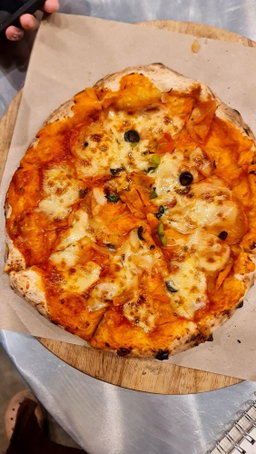 Spicy Chicken Pepperoni Pizza