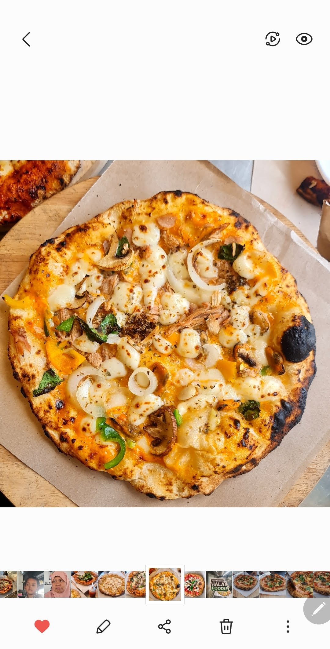 Spicy Tuna Pizza 