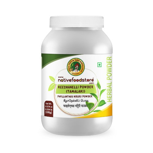 NATIVE FOOD STORE KEEZHANELLI POWDER(TAMALAKI) 100GMS_0