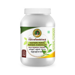 NATIVE FOOD STORE KASTHURI MANJAL POWDER(VANAHALDI) 100GMS