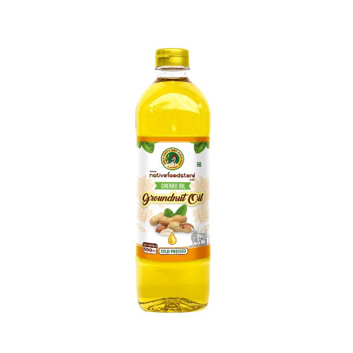 NATIVE FOOD STORE COLD PRESSED (MARACHEKKU)  GROUNDNUT OIL 1LTR_0