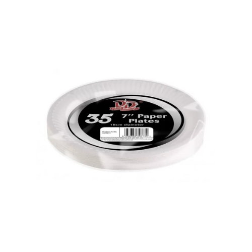 PAPER PLATES 7INCHES - 35PCS