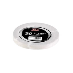 PAPER PLATES 9INCHES - 30PCS