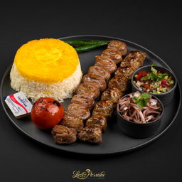 mixed lamb fillet and lamb   minced kabab with rice (cholo kabab soltani) 🔥 MOST SELLER 🔥