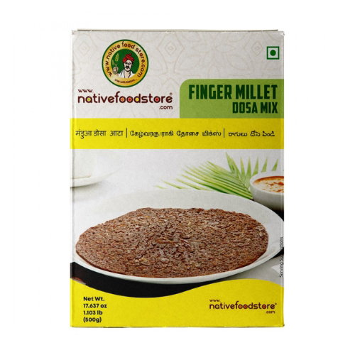 NATIVE FOOD STORE MILLET DOSA MIX 500G - RAGI (FINGER MILLET)