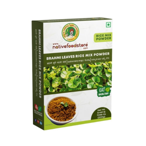NATIVE FOOD STORE BRAHMI LEAF (VALLARAI) RICE MIX 200G