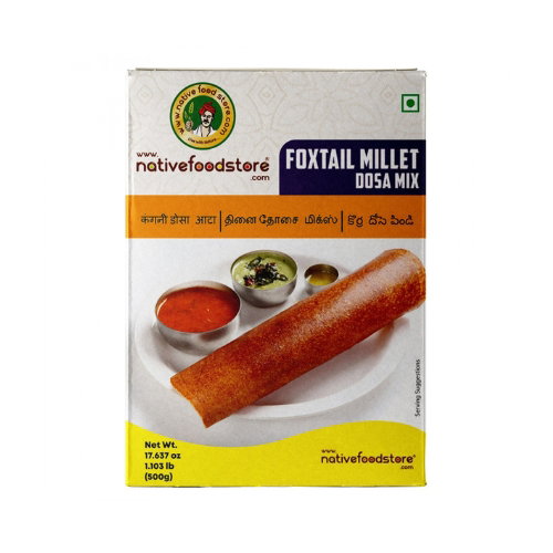 NATIVE FOOD STORE MILLET DOSA MIX 500G - THINAI (FOXTAIL MILLET)