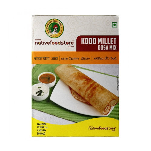 NATIVE FOOD STORE MILLET DOSA MIX 500G - VARAGU (KODO MILLET)_0