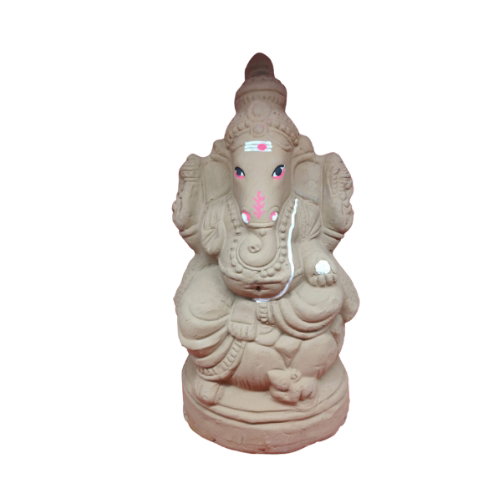 VINAYAGAR STATUE PURE CLAY 14 INCHES