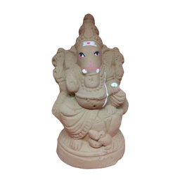 VINAYAGAR STATUE PURE CLAY 10 INCHES