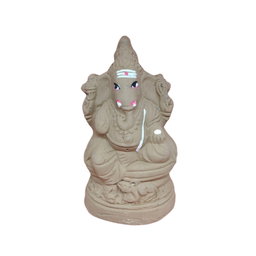 VINAYAGAR STATUE PURE CLAY 8 INCHES