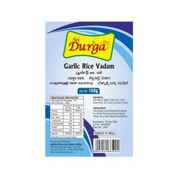 SRI DURGA GARLIC RICE VADAGAM 150G