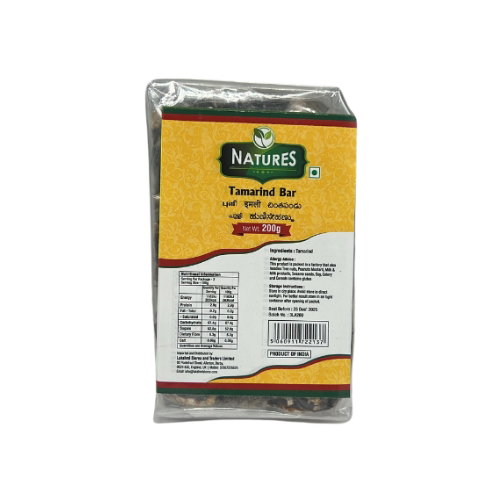 NATURES TAMARIND BAR 200G