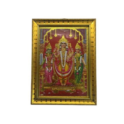 GOD PHOTO MURUGAN WITH VALLI THEIVANAI A4 SIZE FRAME