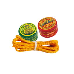 MANJAL KUMKUM YELLOW THREAD SET