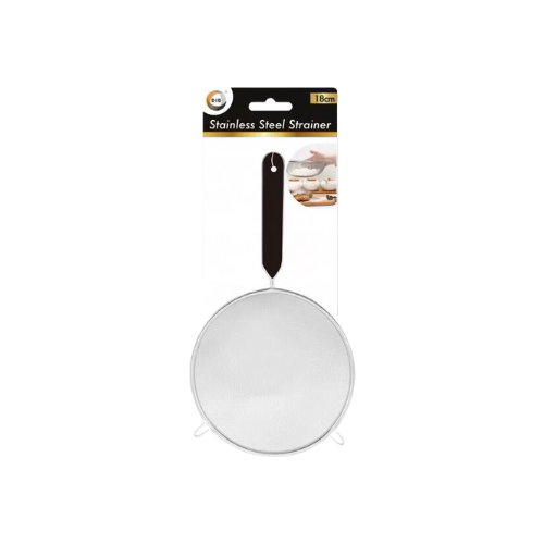 STAINLESS STEEL STRAINER 18CM