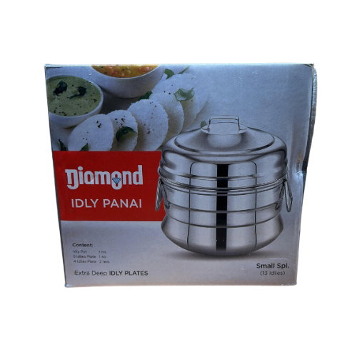 DIAMOND IDLY POT MEDIUM (INDUCTION BASE) 13 PITS