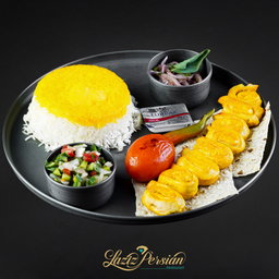chicken breast kabab with   rice (cholo joje kabab)