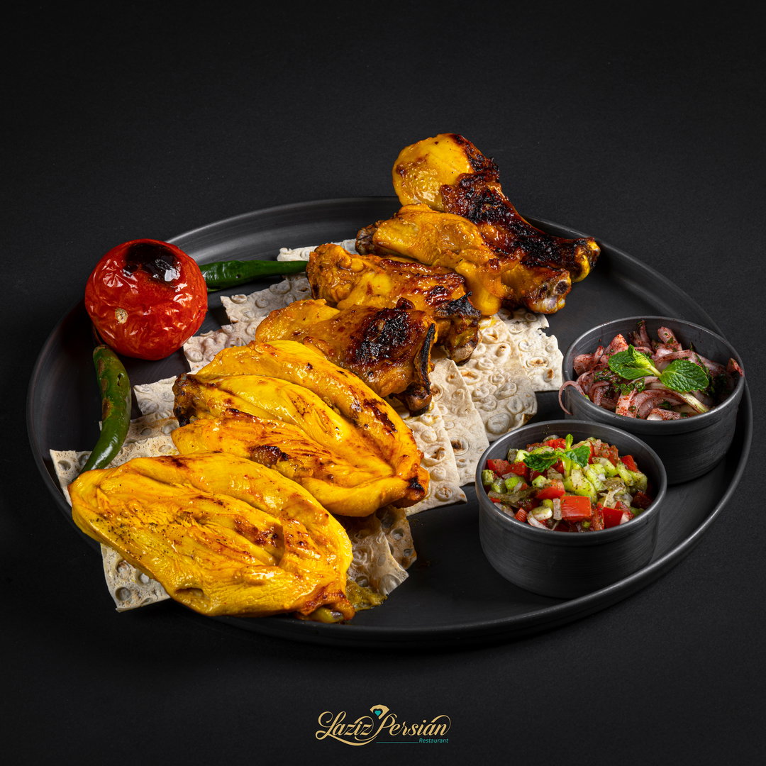 chicken bone-in kabab (joje   kabab ba ostokhan)