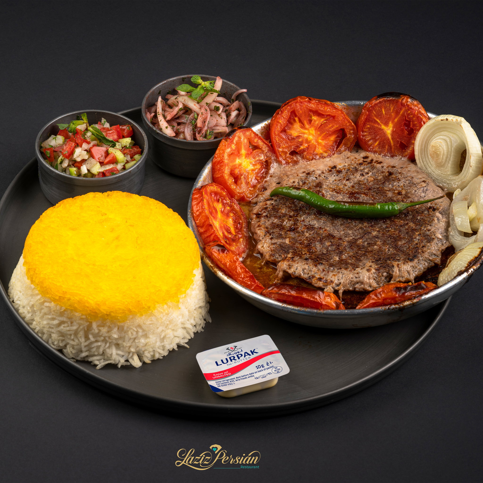 Cholo Kabab Tabe’ie (lamb   minced traditional kabab with rice)_0