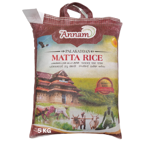 SRI ANNAM PALAKADDAN MATTA RICE - 5KG