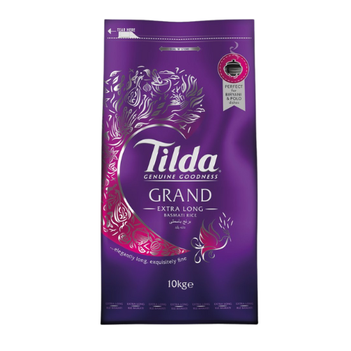 TILDA GRAND EXTRA LONG BASMATI RICE 10KG