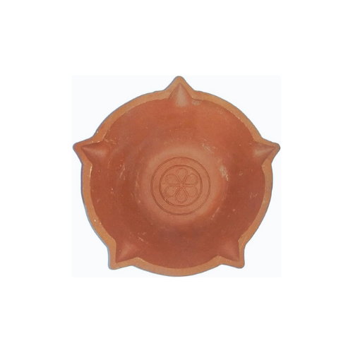 MUD LAMP (AGAL VILAKKU) 5 FACE - 5 INCHES