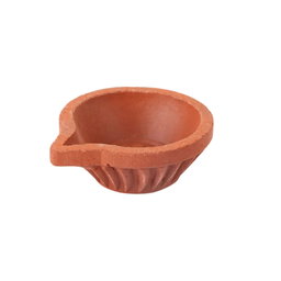 MUD LAMP (AGAL VILAKKU) SINGLE FACE - 5 INCHES