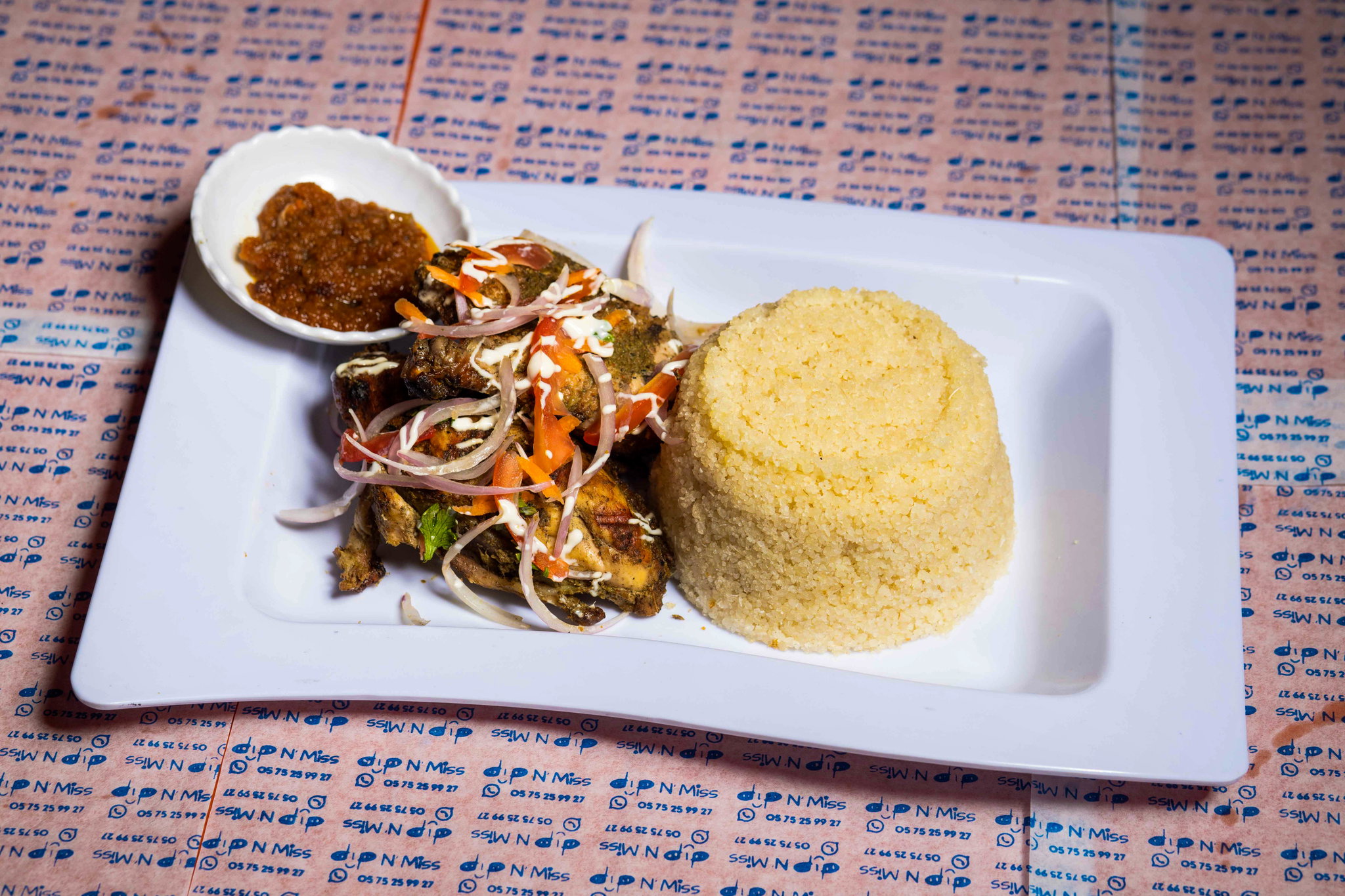 Attieke Dipstyle(Poulet braisé)_0