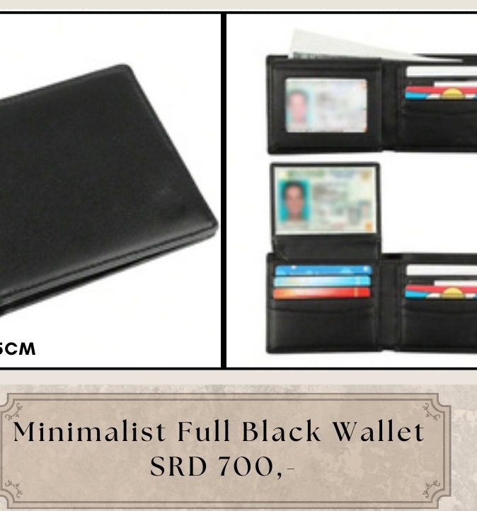 Minimalist Full Black Wallet