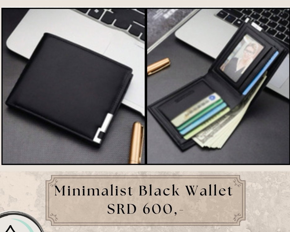 Minimalist Black Wallet