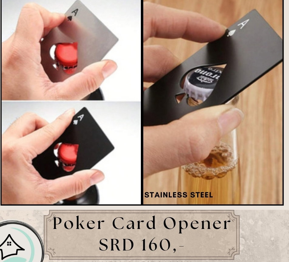 Poker Card Opener