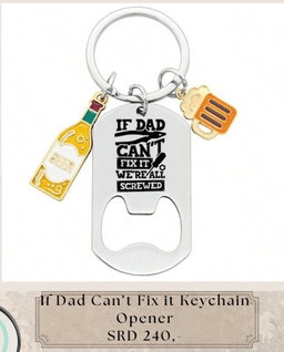 If Dad Can't Fix It Keychain Opener