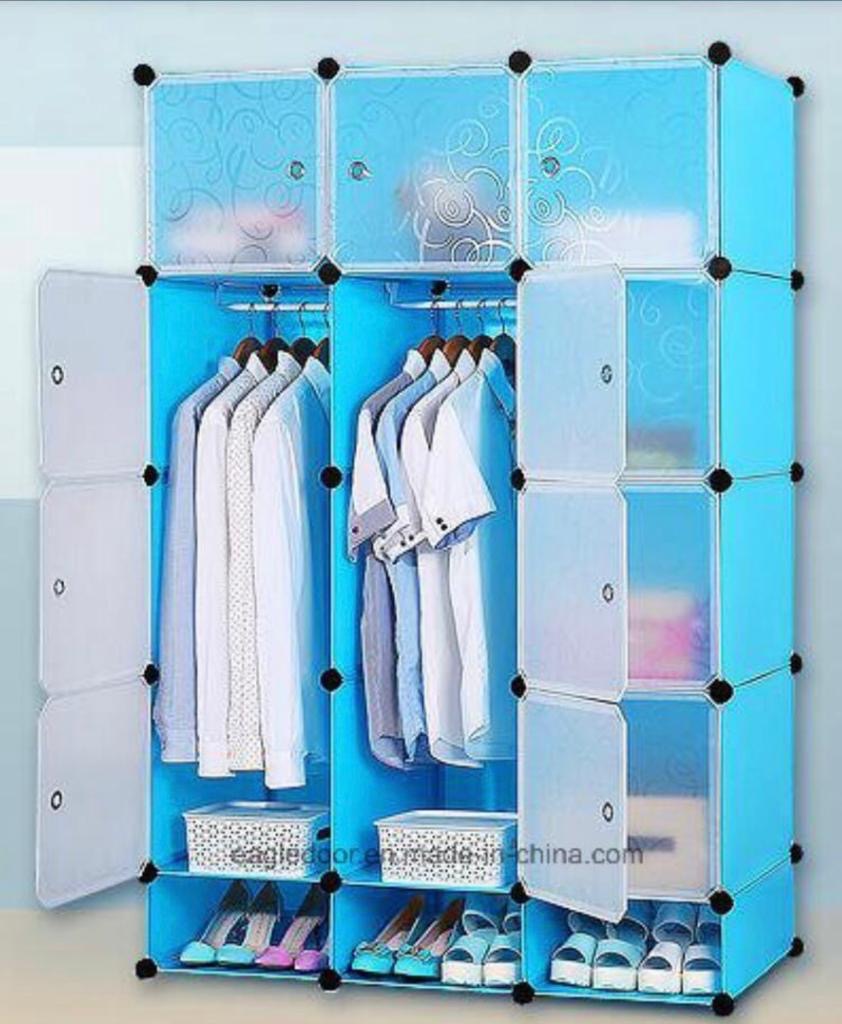 12 Cubes plastic Wardbrobe 