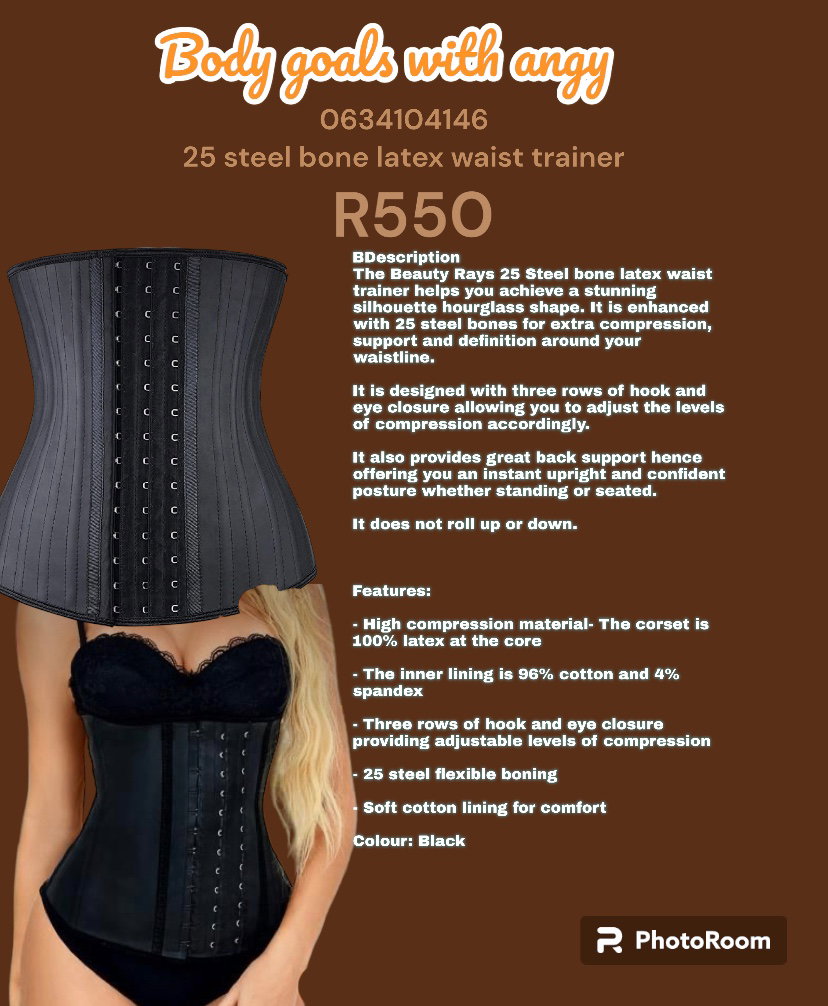 25 latex corset