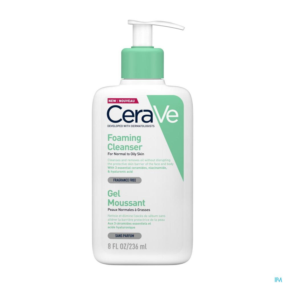 CERAVE FOAMING CLEANSER NORMAL TO OILY SKIN