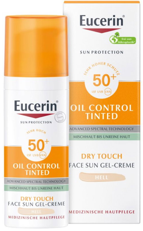 EUCERIN OIL CONTROL SPF50+ TINTED LIGHT_1