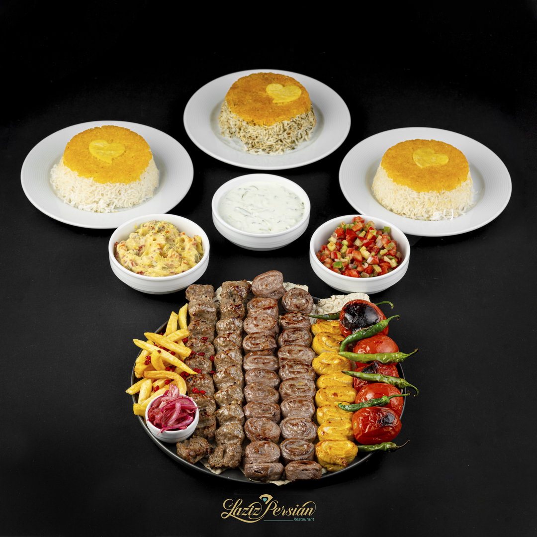 🕴 VVIP Mixed Grill   Party For 4 Person (5 Kabab + 3 rice + 3 appetizer)
