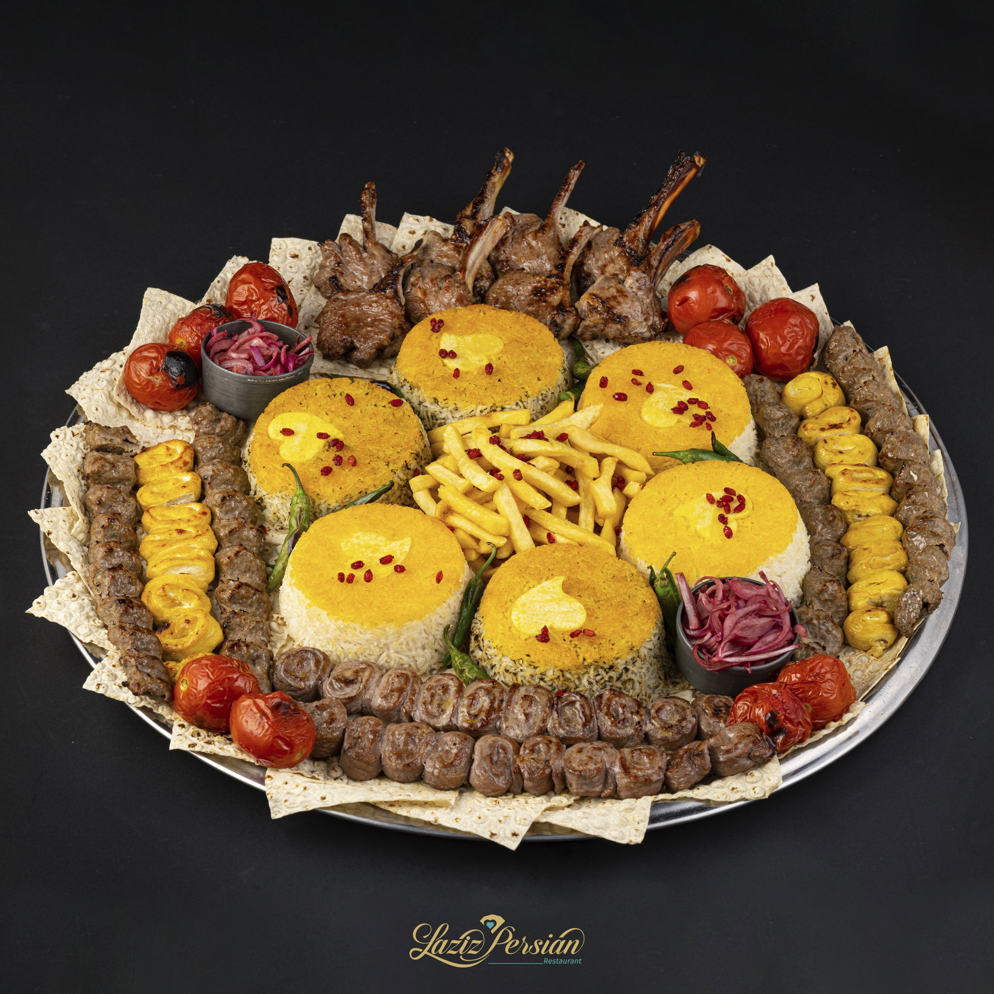 👑 ROYAL Mixed Grill   Party for 8 Person (10 Kabab + 6 Rice + 6 Appetizer) 👑_0