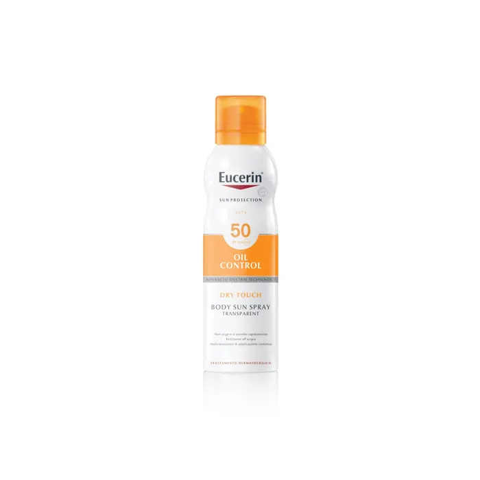 EUCERIN OIL CONTROL SPF50+ DRY TOUCH BODY & FACE SPRAY