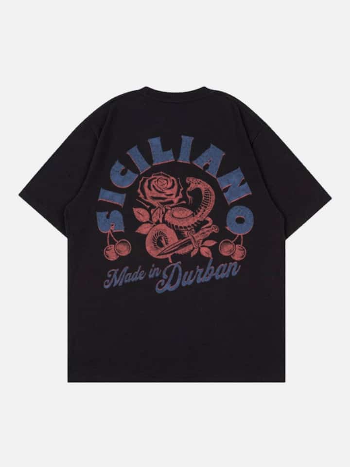 Siciliano love Designer Baggy t shirt_0