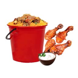 Mutton Bucket Biryani Combo - Pre Order Only