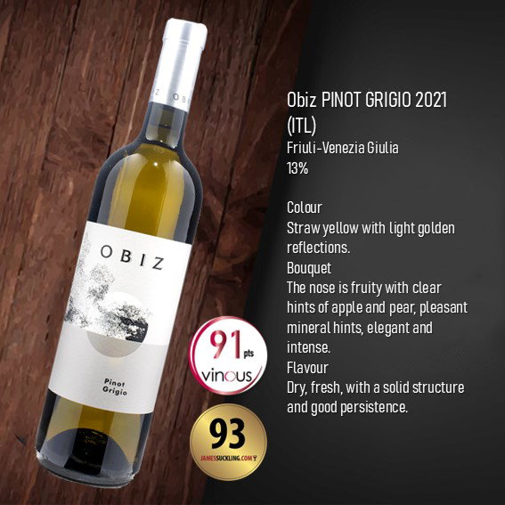 Obiz PINOT GRIGIO 2021