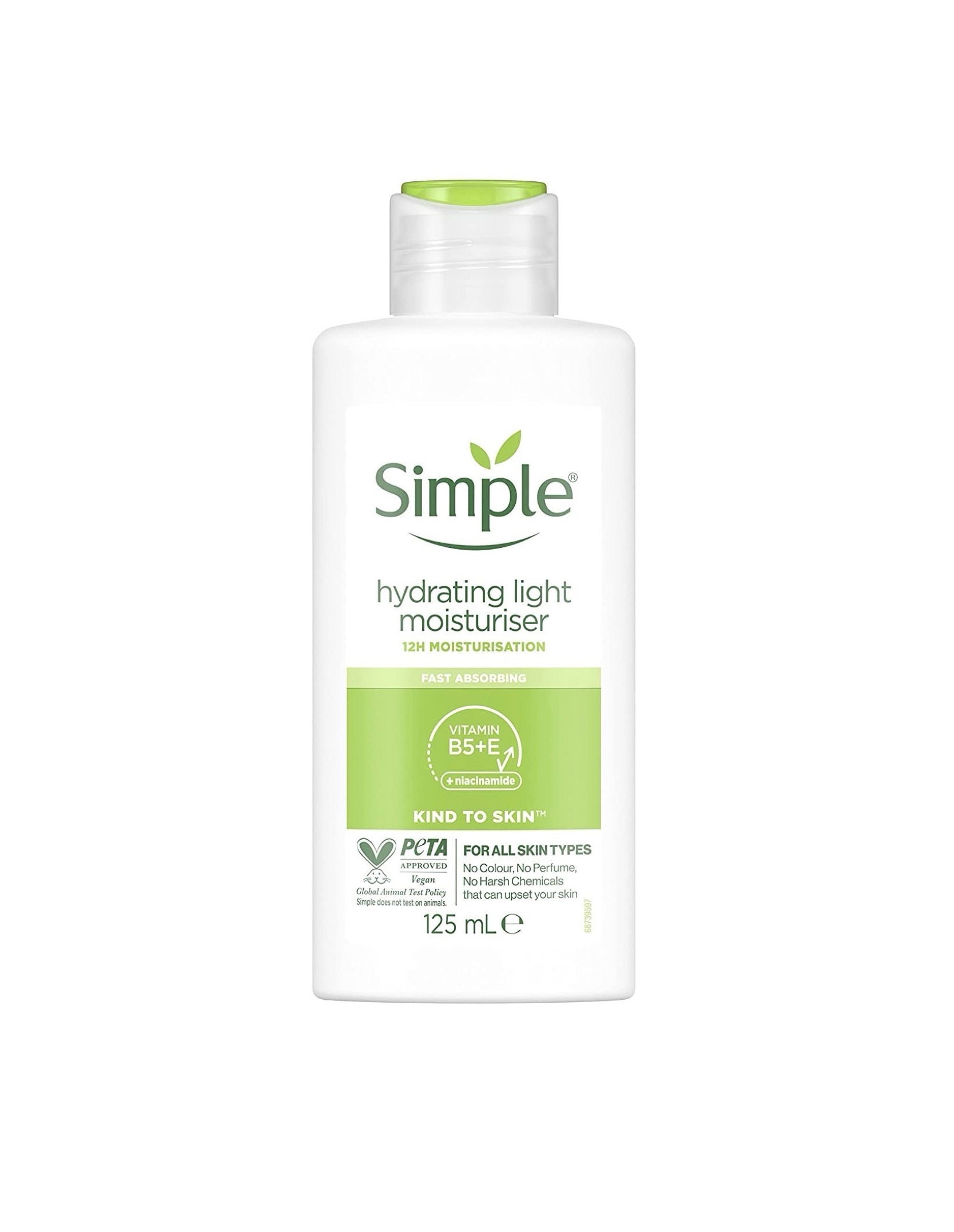 Simple hydrating light moisturiser
