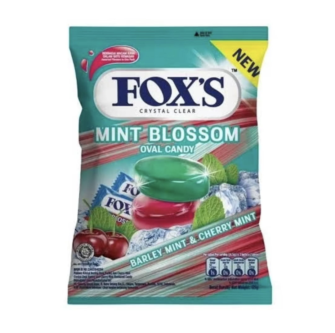 Fox’s Mint Blossom Oval Candy 125g Halal