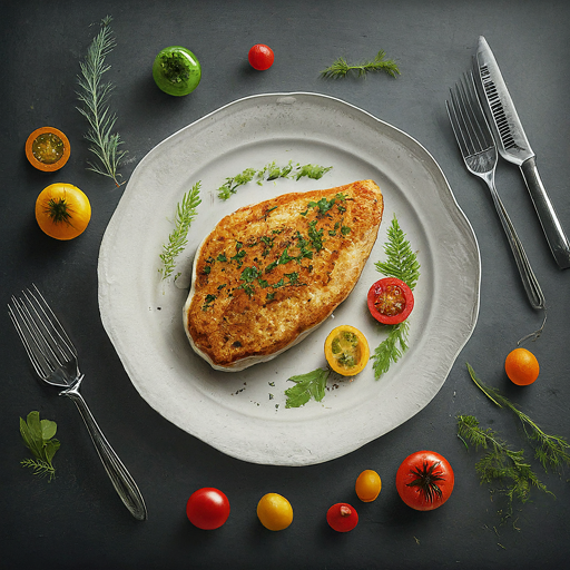 Escalope de poitrine de poulet / Chicken Breast Cutlet_1